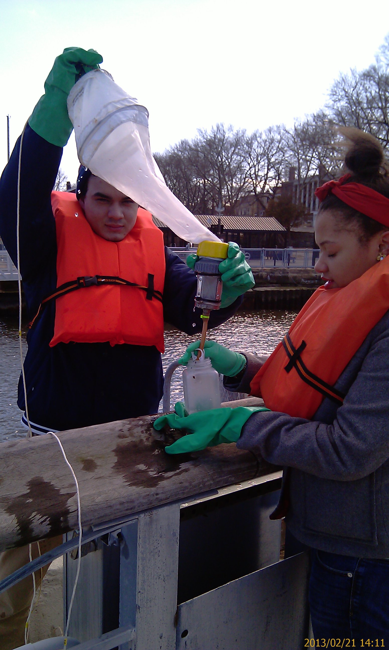 Marine Research students monitor water quality indicators in the HRE weekly