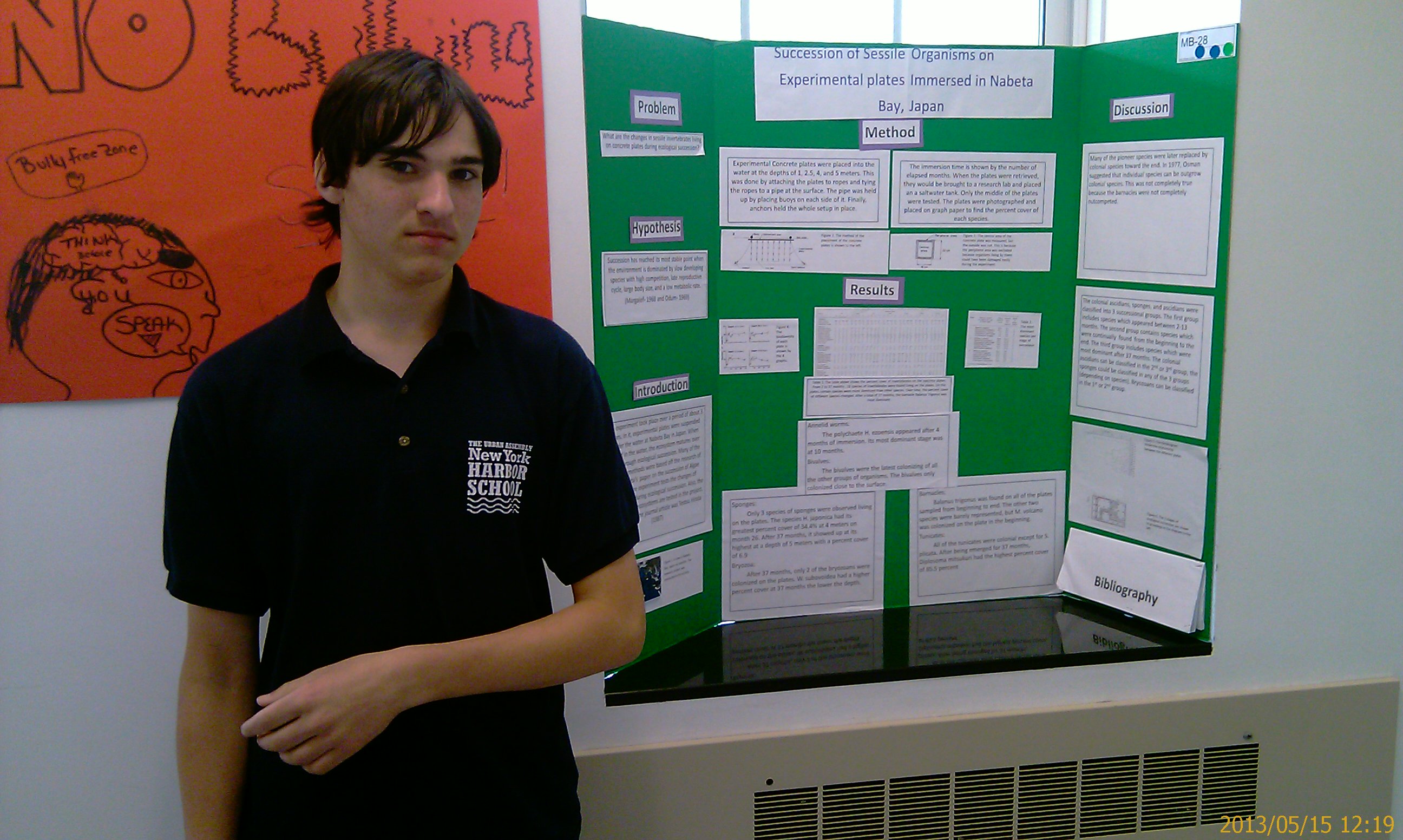 Andrew and his project on ecological succession